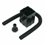FLOPLAST RAINWATER DIVERTER RVS1 BLACK