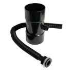 FLOPLAST RAINWATER DIVERTER RVH1 BLACK