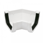 GUTTER ANGLE 135o WHITE SQUARE RAS2