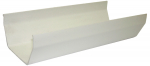 GUTTER WHITE SQ RGS 4METRE