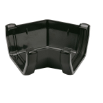 GUTTER ANGLE 135o BLACK SQUARE RAS2