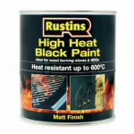 RUSTINS HIGH HEAT PAINT 600*C BLACK 500ml
