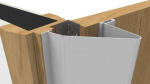 Carlisle Brass ES800 Finger Protector White Rear 1950mm (Open Side 120°)