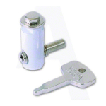 ERA 829 METLOCK WINDOW HANDLE LOCK CARD OF TWO AND ONE KEY
