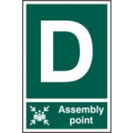 ASSEMBLY POINT D PVC 200mm x 300mm