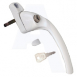 UPVC Espagnolette Window Handle Left Hand White