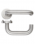 VIER 19mm RETUN TO DOOR LEVER ZG4S030SS GRADE4 SCREW ON ROSE