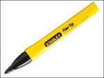 STANLEY 0-47-316 BLACK FINE TIP PERMANENT MARKERS X 2
