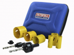 FAITHFULL FAIHSKP UNIVERSAL VARIPITCH HOLESAW PLUMBERS KIT 9 piece 19-57mm