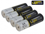 LIGHTHOUSE L/HBATAA ALKALINE BATTERIES AA PACK OF 4