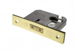 ALKDEADE3SB 3" Euro Deadlock Satin Brass