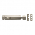 ASB6SN 6" Surface Door Bolt Satin Nickel