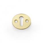 A&W Standard Profile Victorian Escutcheon Satin Brass AW399SB