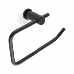 Brunel Diamond Knurled Toilet Roll Holder AW450BL Black