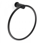 Brunel Diamond Knurled Towel Ring AW451BL Black