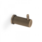 AW776AB Brunel Reeded Coat Hook Antique Brass
