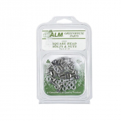 SQUARE GLAZE BOLTS NUTS (20) ALMGH004