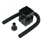 FLOPLAST RAINWATER DIVERTER RVS1 BLACK