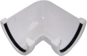 FLOPLAST HI-CAP GUTTER ANGLE 90o Angle RAH1 WHITE