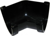 FLOPLAST HI-CAP GUTTER ANGLE 135* RAH2 BLACK