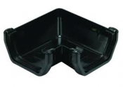 GUTTER ANGLE 90o BLACK SQ RAS1