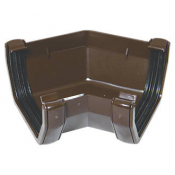 GUTTER ANGLE 135o BROWN SQUARE RAS2