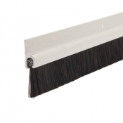 EXITEX BRUSH SEAL STRIP 914mm WHITE PVC
