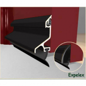 EXITEX Expelex Rain Deflector 1220mm BLACK (With Seal)