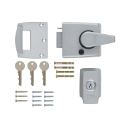ERA 1730-35  HIGH SECURITY NIGHT LATCH SATIN CHROME 60MM