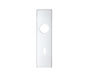 ZOO HARDWARE ZAA1SA LOCK COVER PLATES 178x44mm SATIN ALUMINIUM