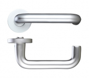 ZOO HARDWARE ZAA030 19MM ROUND ROSE FURNITURE SATIN ALUMINIUM
