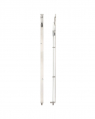 ZOO HARDWARE ZAS13SS 610mm x 20mm LEVER ACTION FLUSH BOLT SATIN STAINLESS STEEL