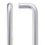 ZOO HARDWARE ZAAD600BSA ALUMINIUM D HANDLE 600mm x 19mm