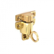 BRASS FANLIGHT CATCH 65mm