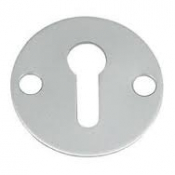 ALUMINIUM PLAIN ESCUTCHEON 32mm dia