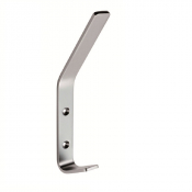 Eurospec HCH9013SAA Aluminium Flat Hat and Coat Hook