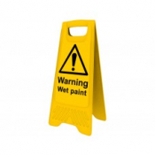 HEAVY DUTY A-BOARD     4701 WARNING WET PAINT