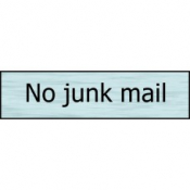 NO JUNK MAIL SSE 200mm x 50mm