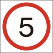 5mph SPEED LIMIT  FMX 400mm x 400mm 4321