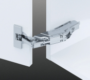 HAFELE 348.32.801 Concealed Cup Hinge, 160° Standard, Full Overlay Mounting, Click on Arm, Tiom