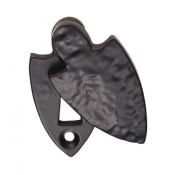 Carlisle Brass Ludlow Black Antique LF5533 Shield Covered Escutcheon
