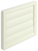 HAFELE WALL GRILLE GRAVITY FLAP SYSTEM 4 WHITE FINISH 565.30.830 (3 FLAP)