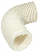 HAFELE FLEXI HOSE FLAME RETARDENT PVC WHITE 1mtr x 100mm 565.30.700