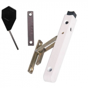 MACO MULTIVENT UPVC WINDOW RESTRICTOR WHITE  L18592