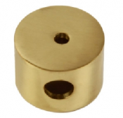 CORD PLUG 30mm POLISHED BRASS SS5070