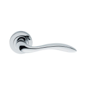 GIAVA LEVER ON ROUND ROSE GI5 Polished CHROME