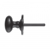 Ludlow Foundries AA33BA Black Antique Oval Thumb Turn