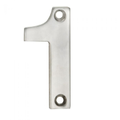 Steelworx 50mm Numeral inch1inch NUM10501SSS (Satin Stainless Steel)