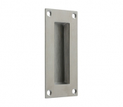 ZOO HARDWARE ZAS10SS FLUSH PULL 100mm x 50mm SATIN STAINLESS STEEL