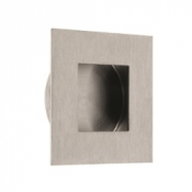 ZOO HARDWARE ZAS40BSS SQUARE FLUSH PULL 40mm x 40mm SATIN STAINLESS STEEL